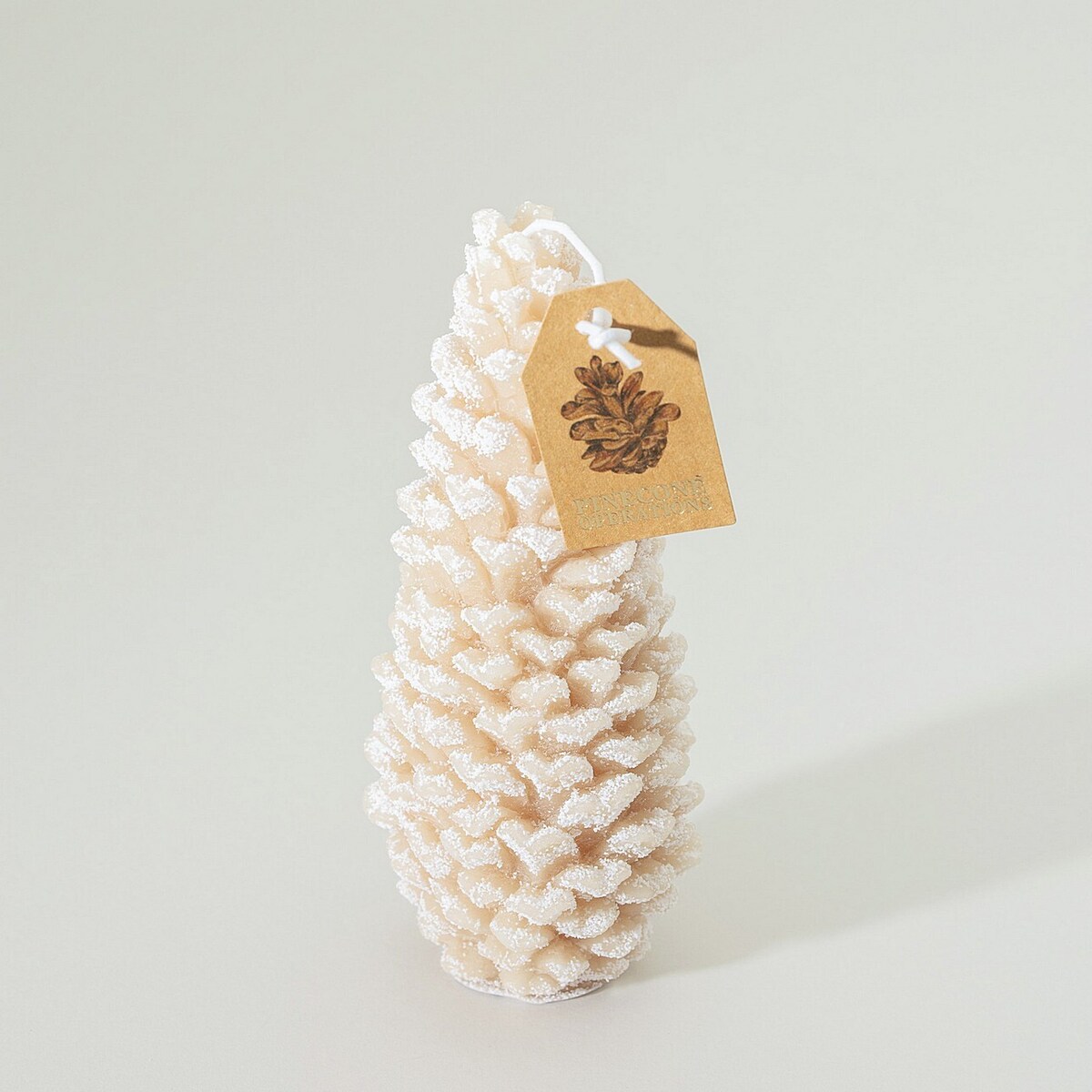 Świeca Pine Frost I 7x18 cm, 7x7x18 cm