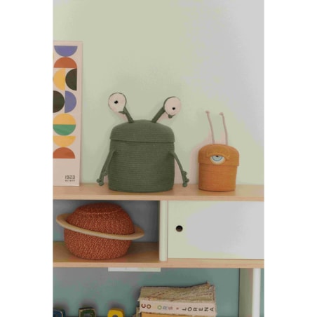 Kosz dekoracyjny Alien Zog, "Mom, I want to be an astronaut" Lorena Canals
