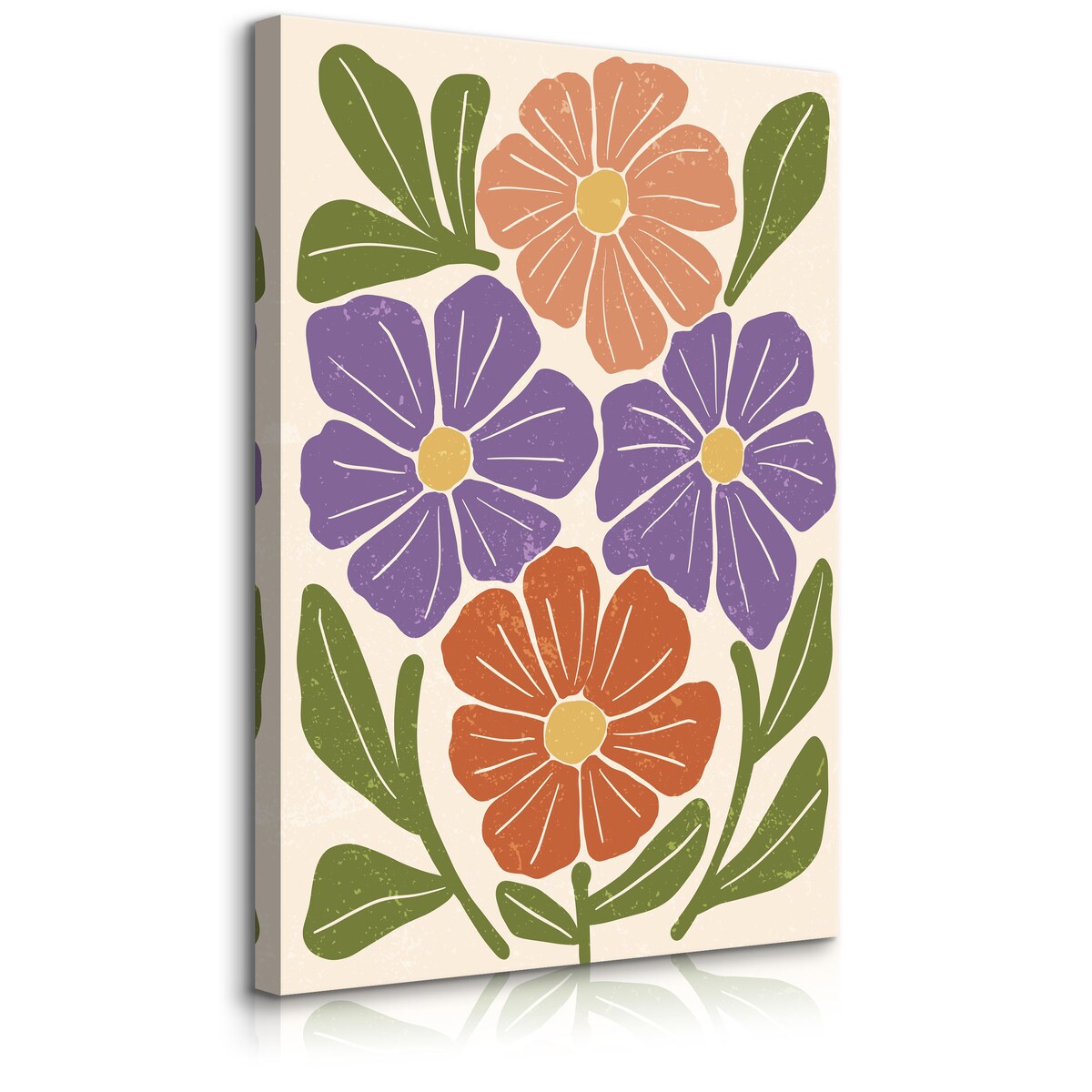 Obraz Kolorowe Pastelowe Stokrotki 80x120cm