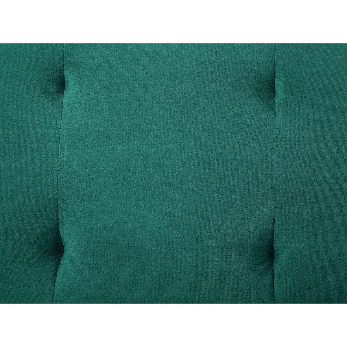 Sofa rozkładana welurowa szmaragdowa SELNES