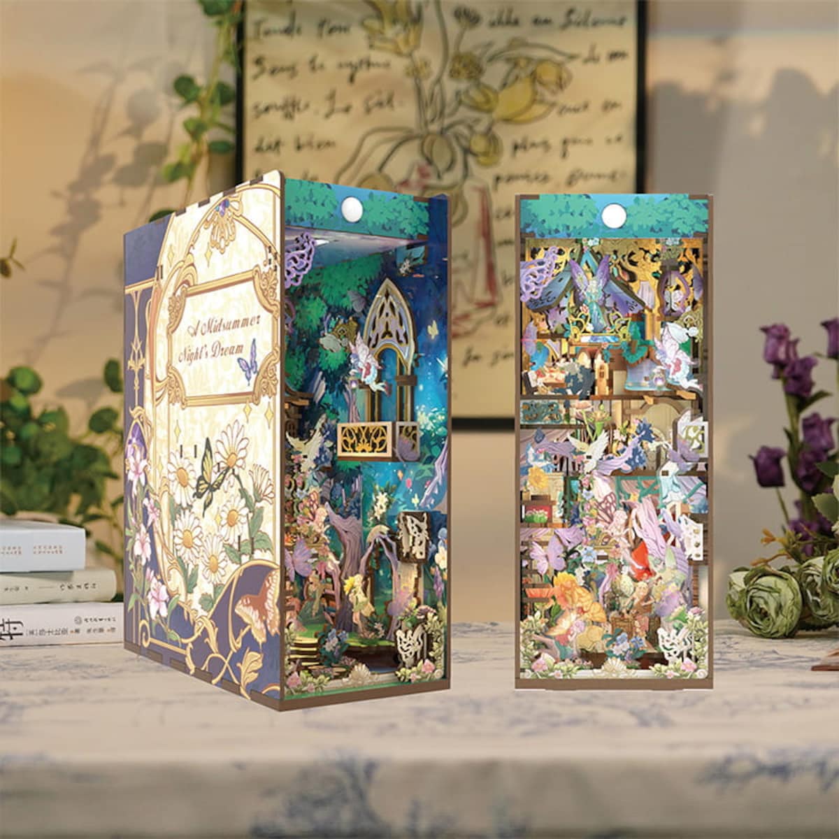 Miniaturowy domek Book Nook - Letnie wróżki - Tonecheer