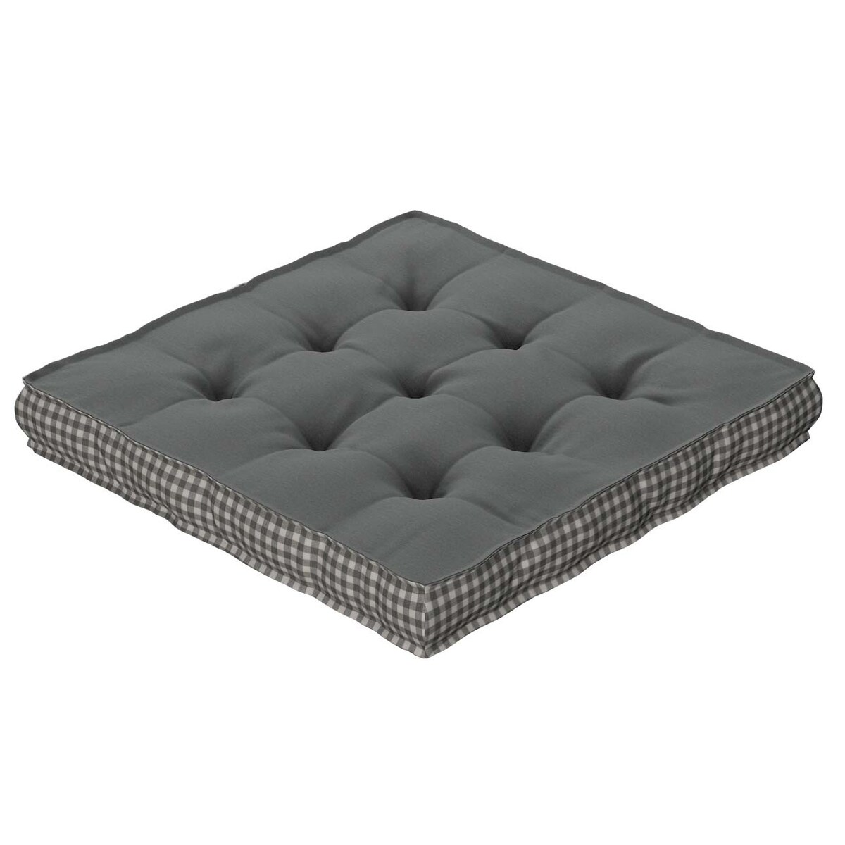 Poduszka na krzesło Kuba, szary, 40 x 40 x 6 cm, Quadro