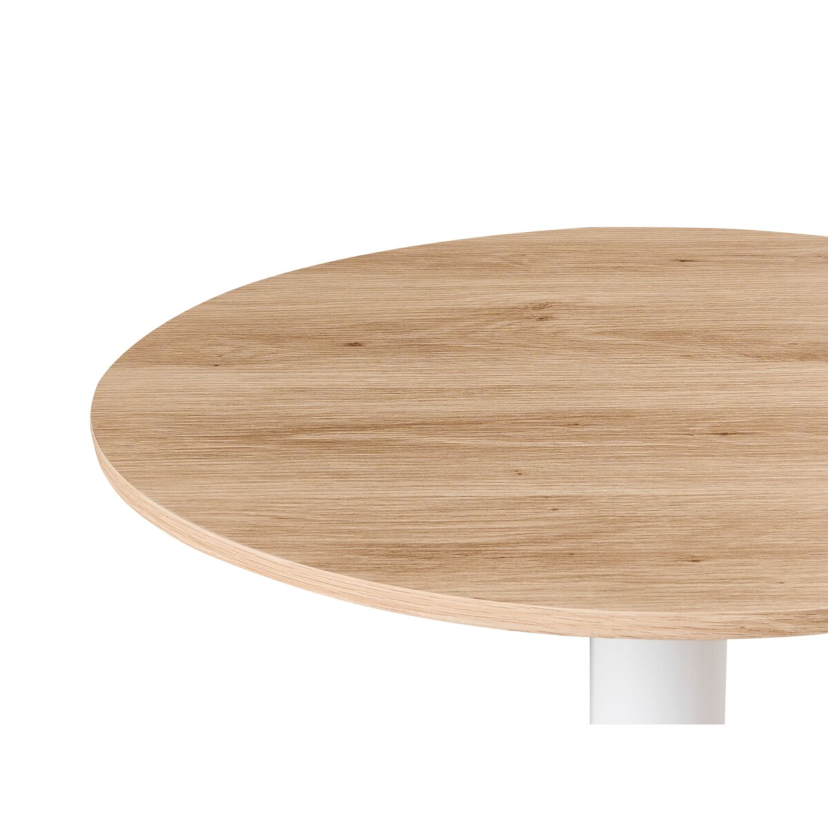 Stół barowy MORELLA Jasny brąz/ biały 60 cm