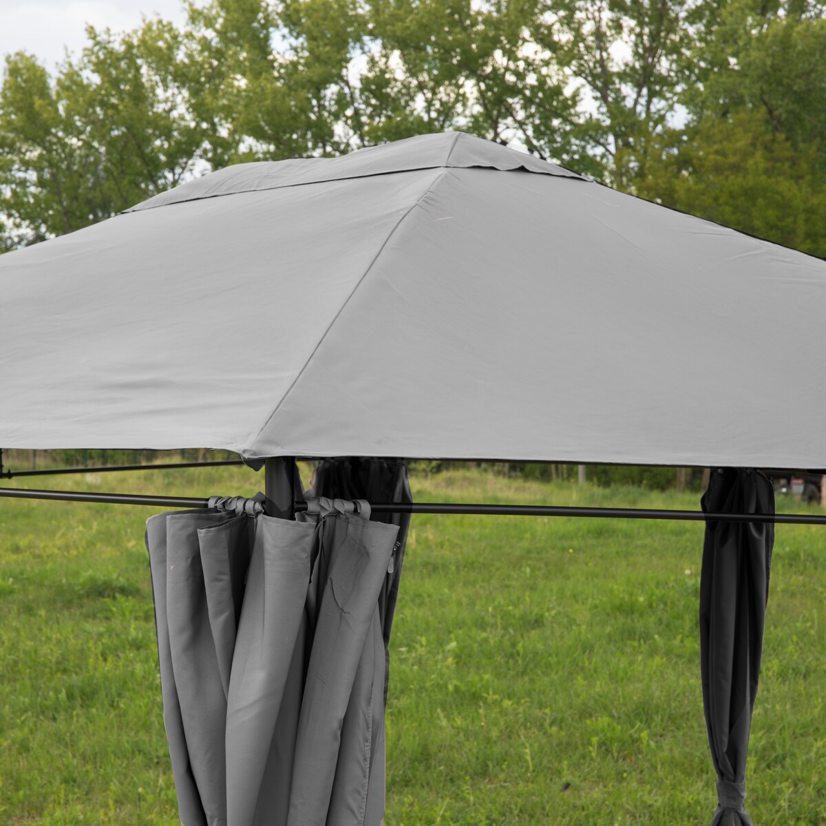 Pawilon ogrodowy 3x4m ze ścianami BOCZNYMI zasłony NAMIOT wodoodporny MOCNY