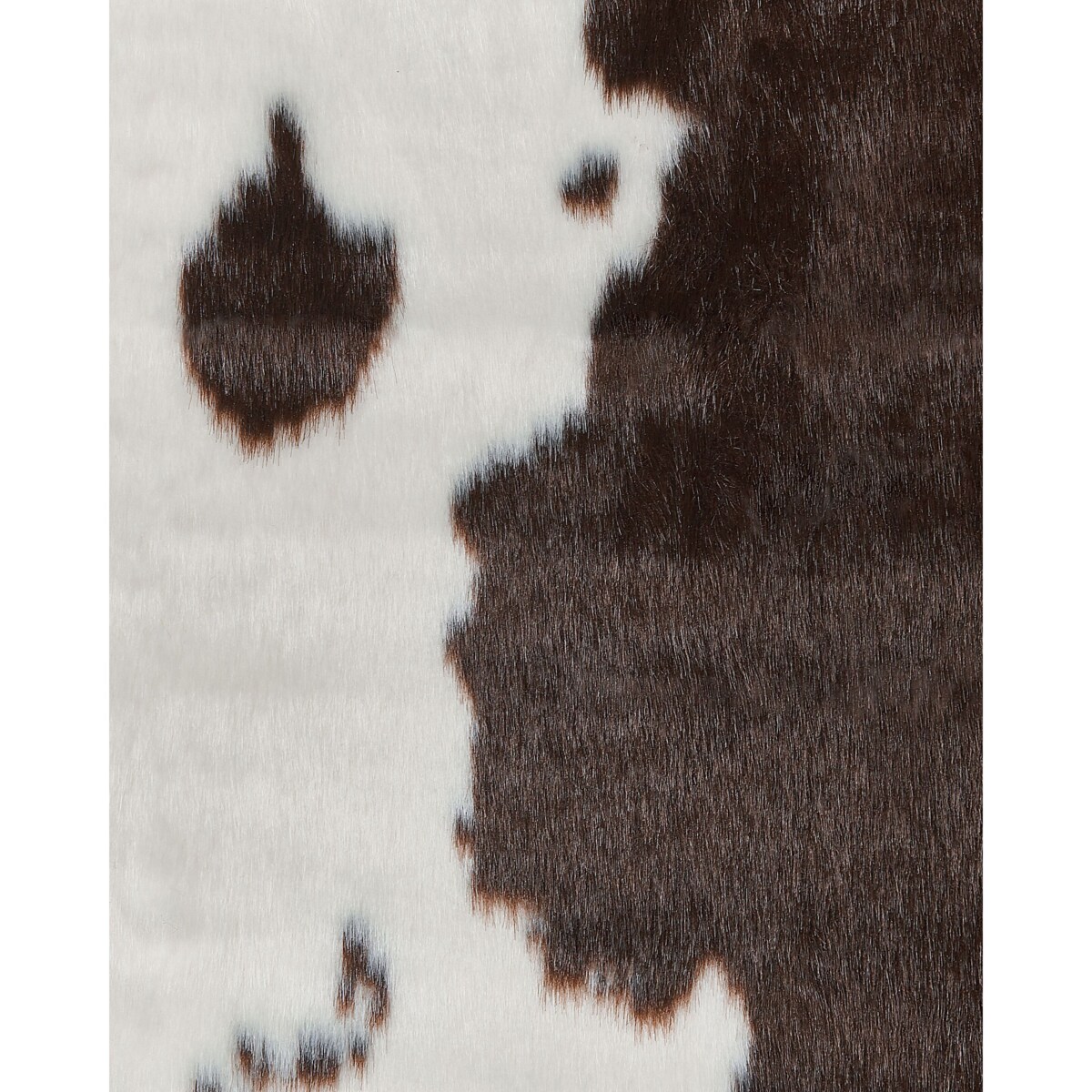 Dywan ekoskóra 130 x 170 cm biało-brązowy BOGONG