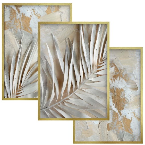 Plakaty Obrazy na ścianę Złoto Glamour Dekoracja ścienna do salonu sypialni