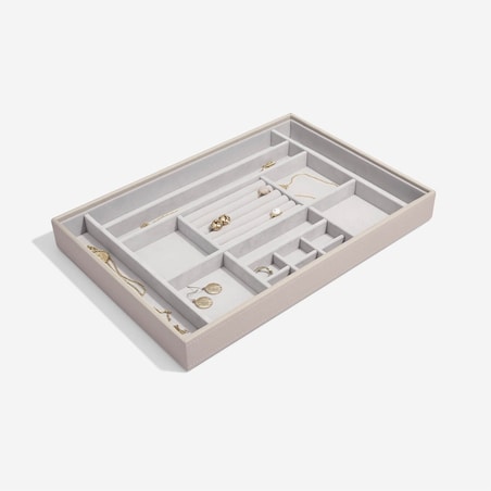 Szkatułka na biżuterię Stackers 16 komorowa supersize taupe