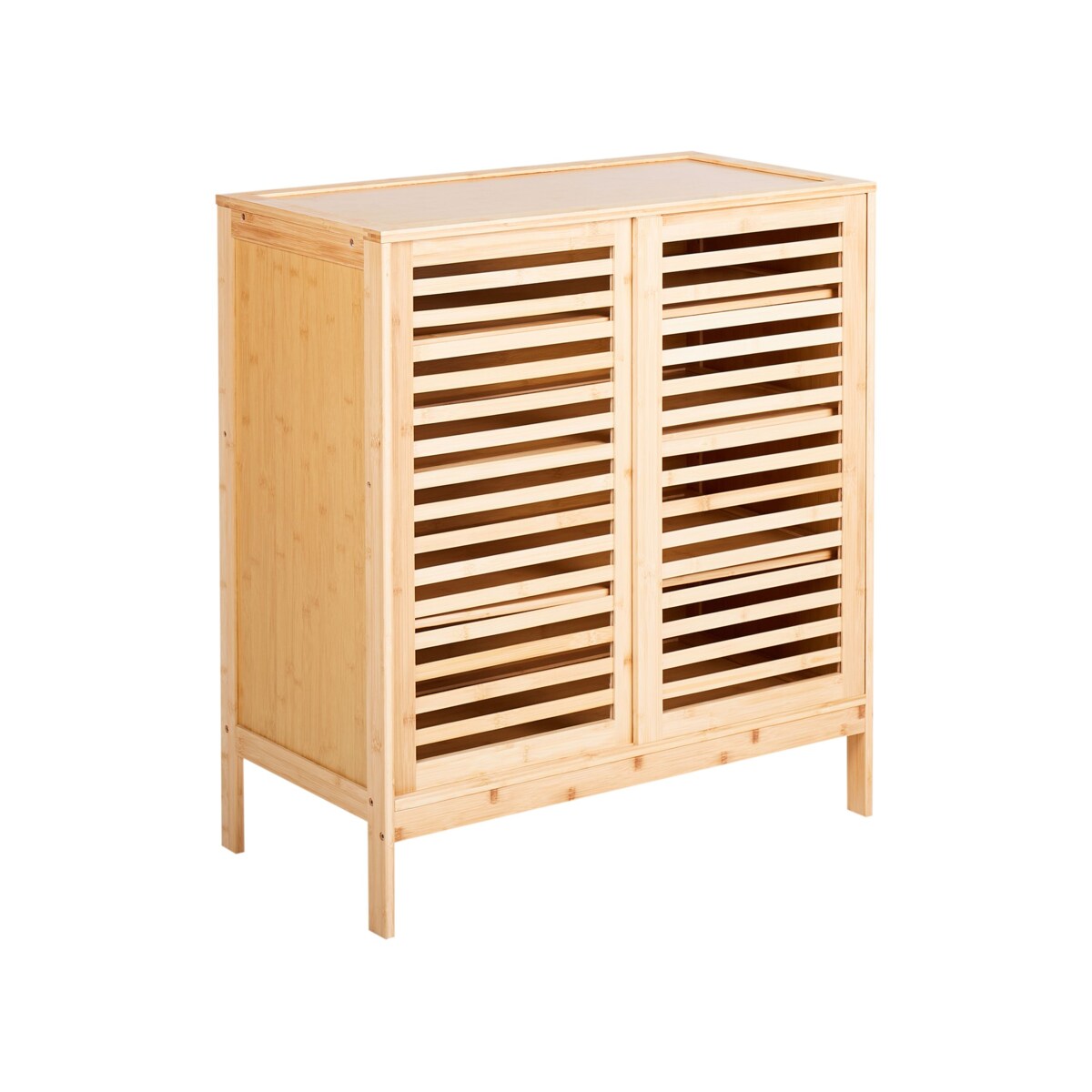 Szafka na buty MIDWOOD Drewno bambusowe Jasnobrązowy