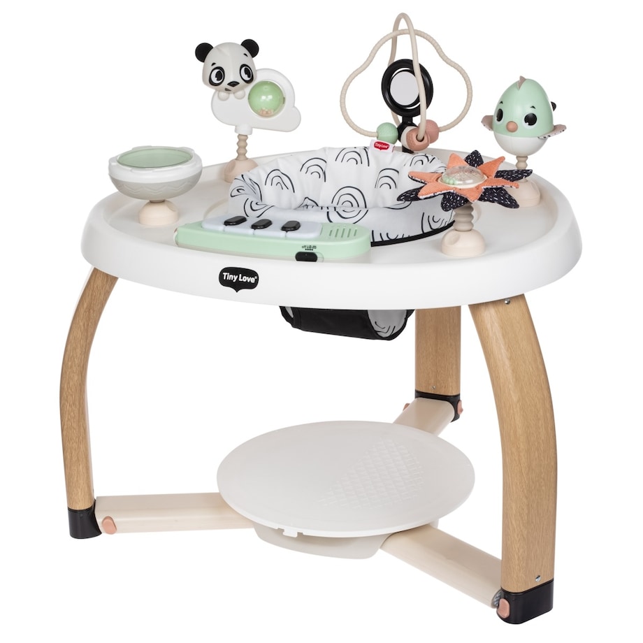 Stacjonarne centrum aktywności 5w1 - Stoliczek z kolekcji - Décor czarno-biała