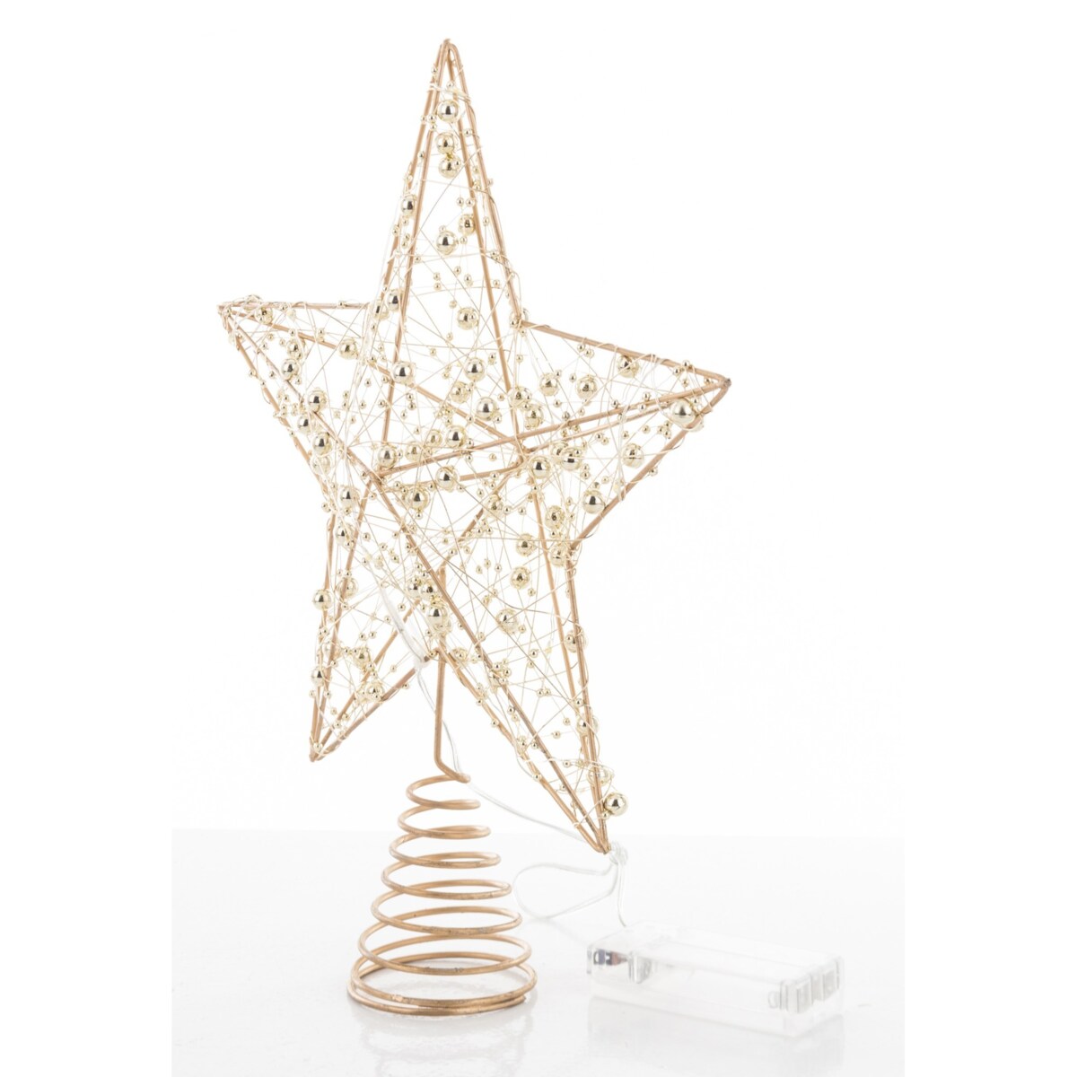 Gwiazda dekoracyjna LED 30x25x6 cm ANANDA na sprężynce