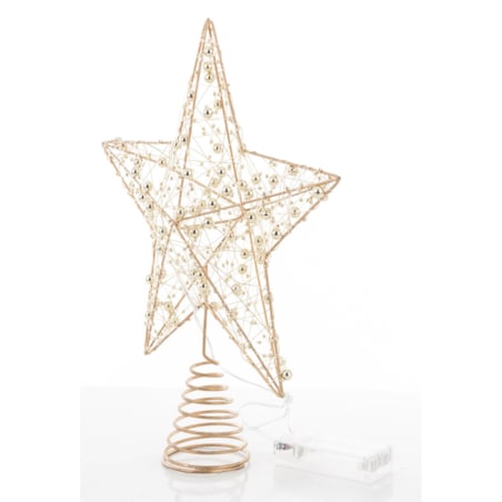 Gwiazda dekoracyjna LED 30x25x6 cm ANANDA na sprężynce