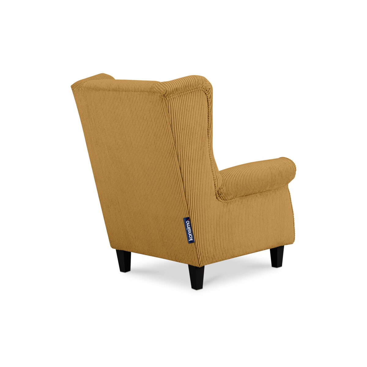 KONSIMO MILES Fotel, kolor Żółty