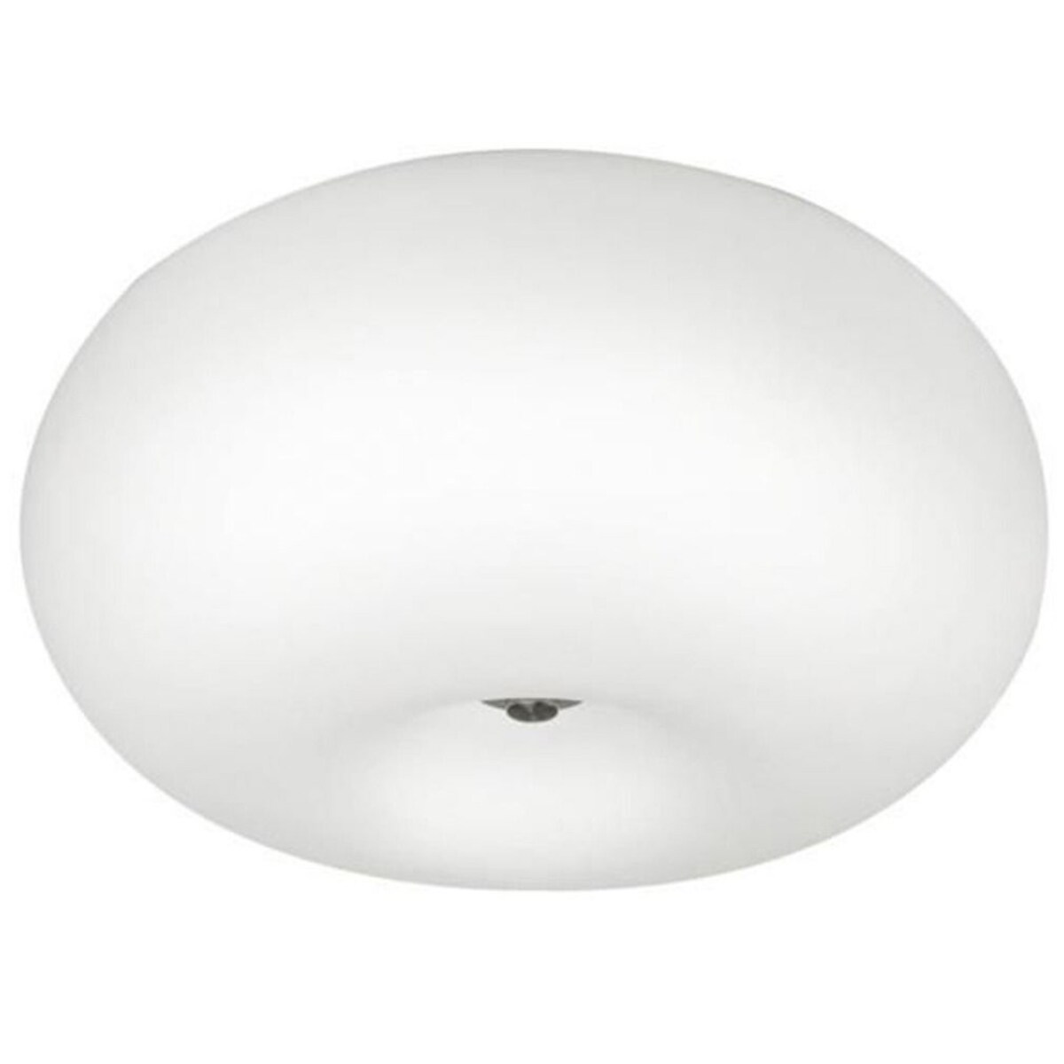 Biały plafon szklany Inez nasufitowa lampa nad łóżko