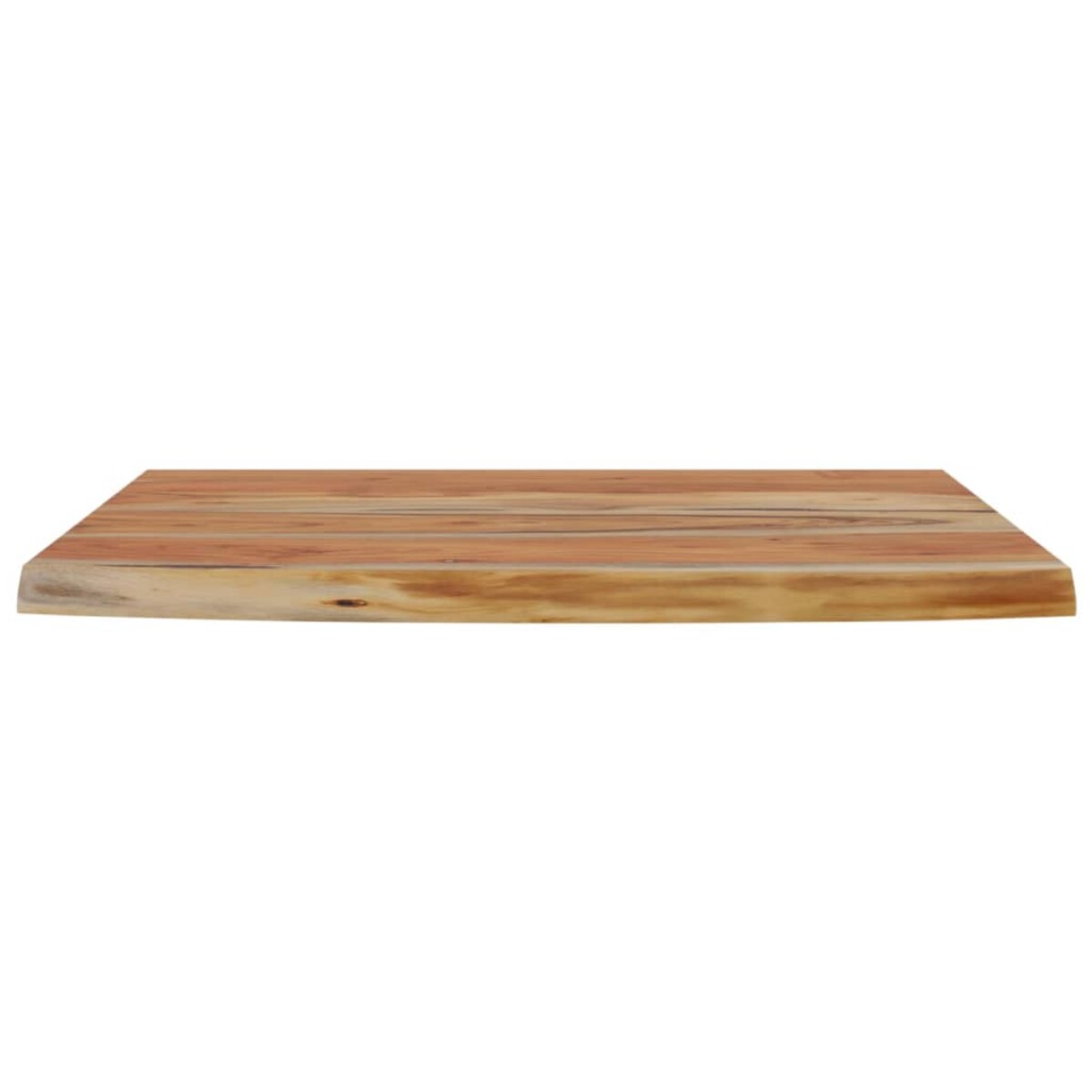 vidaXL Półka ścienna, 60x40x2,5 cm, drewno akacjowe, naturalna krawędź