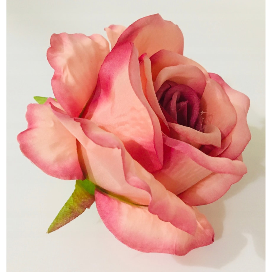 6x Róża sztuczna wyrobowa do wiązanek główka pąk święta kwiaty róże duże