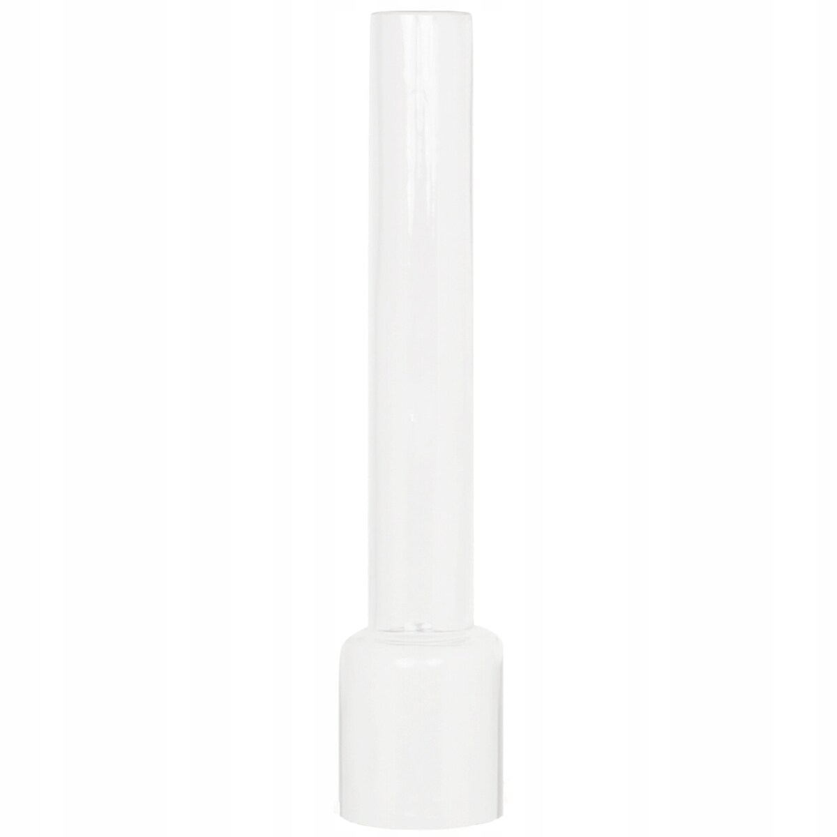 KLOSZ DO LAMPY NAFTOWEJ SZKLANY PRZEZROCZYSTY 21cm DŁUGI DO LAMP NAFTOWYCH