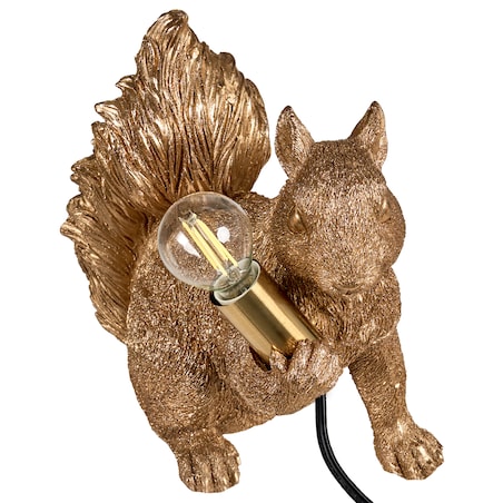 Lampa stołowa Wiewiórka PINOLI Złoty