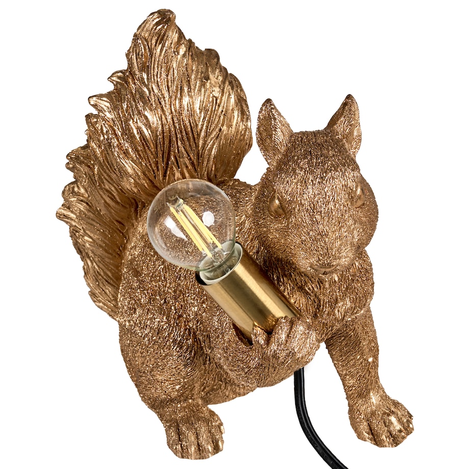 Lampa stołowa Wiewiórka PINOLI Złoty