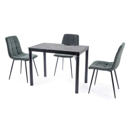 Stół DAMAR 80x60 czarny