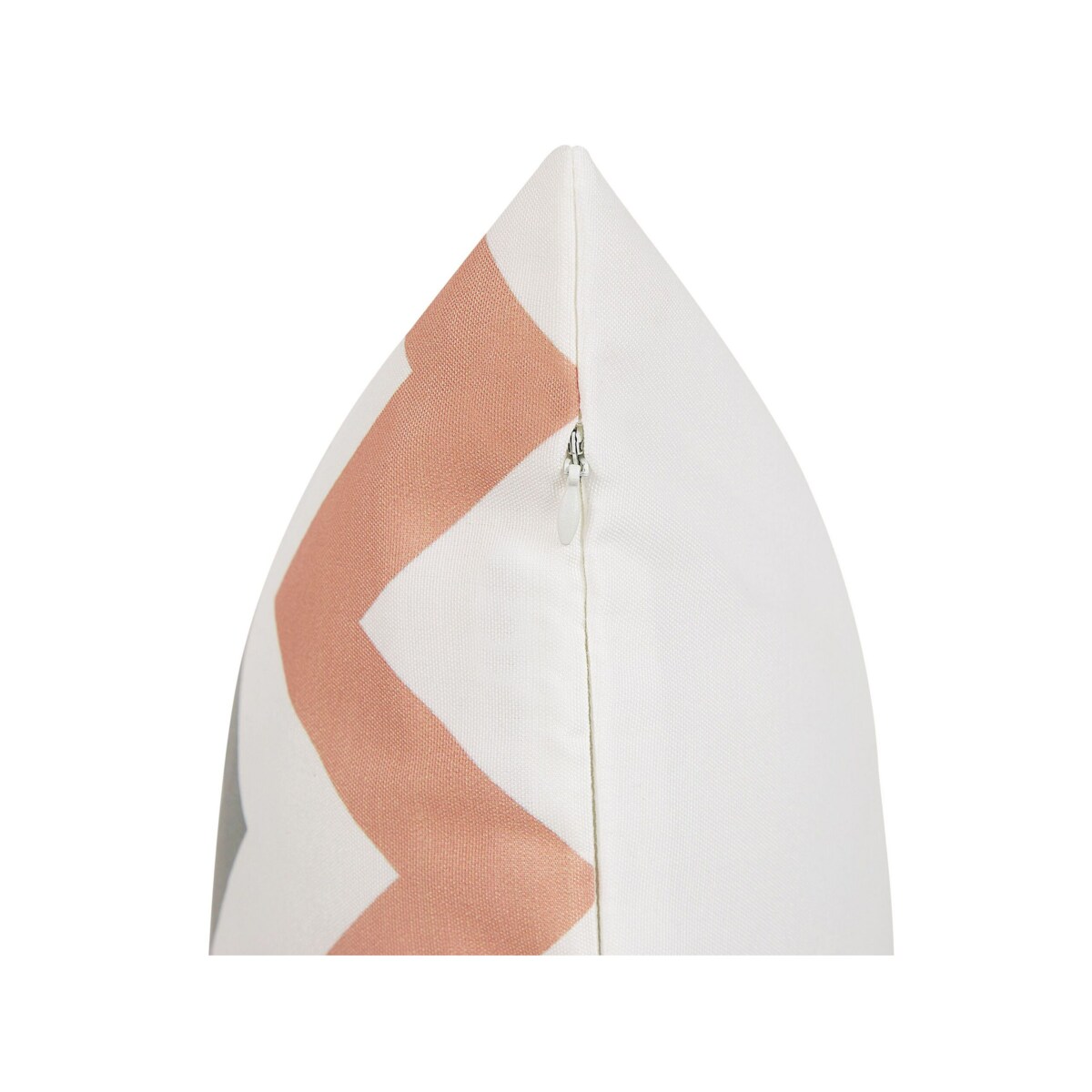 Zestaw 2 poduszek ogrodowych LAGARO Wzór zygzak 45 x 45 cm Kolorowy