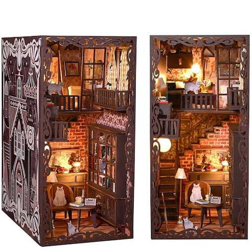 Miniaturowy domek Book Nook - Tajemnica zamku