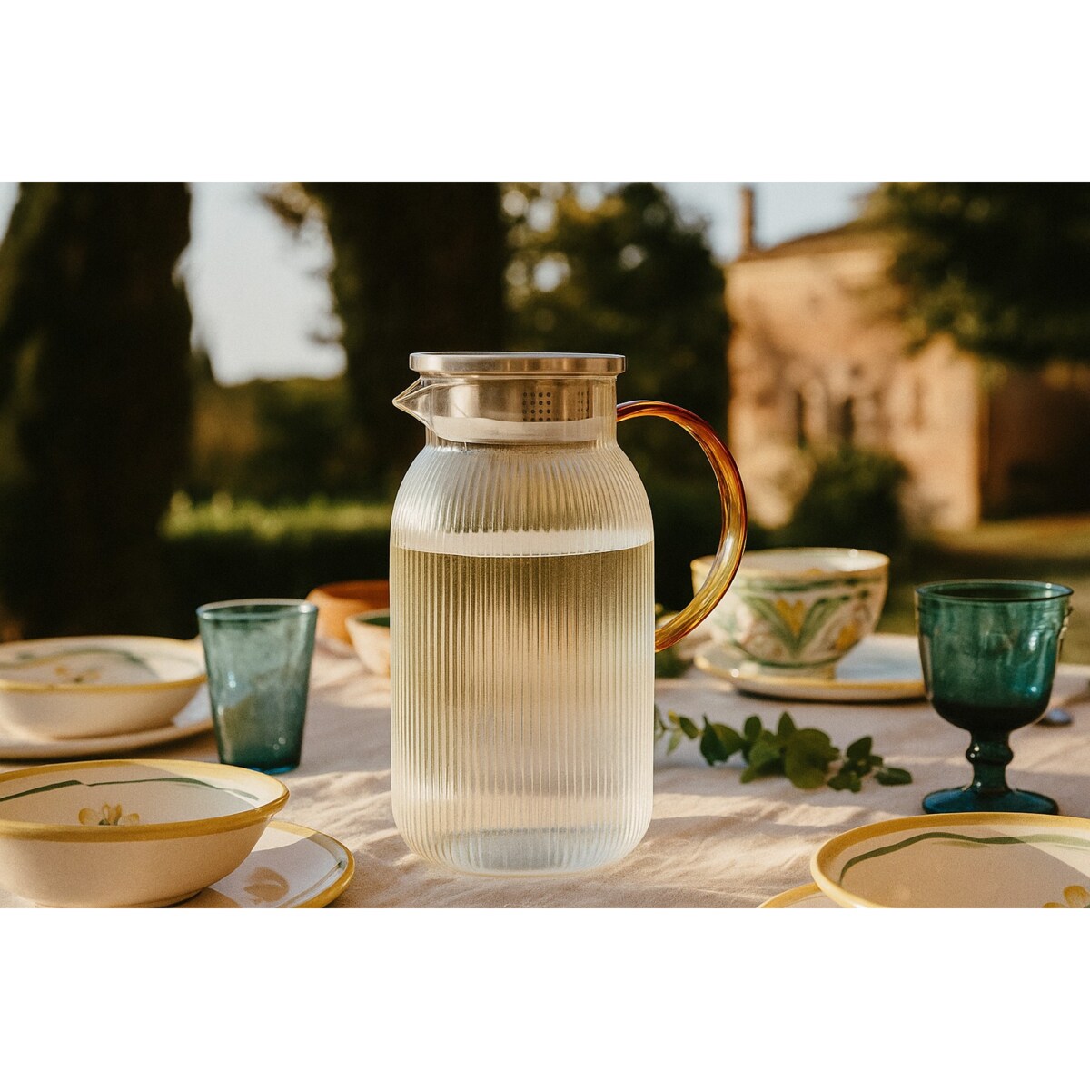 Dzbanek do herbaty szklany POKO, 1,5 l