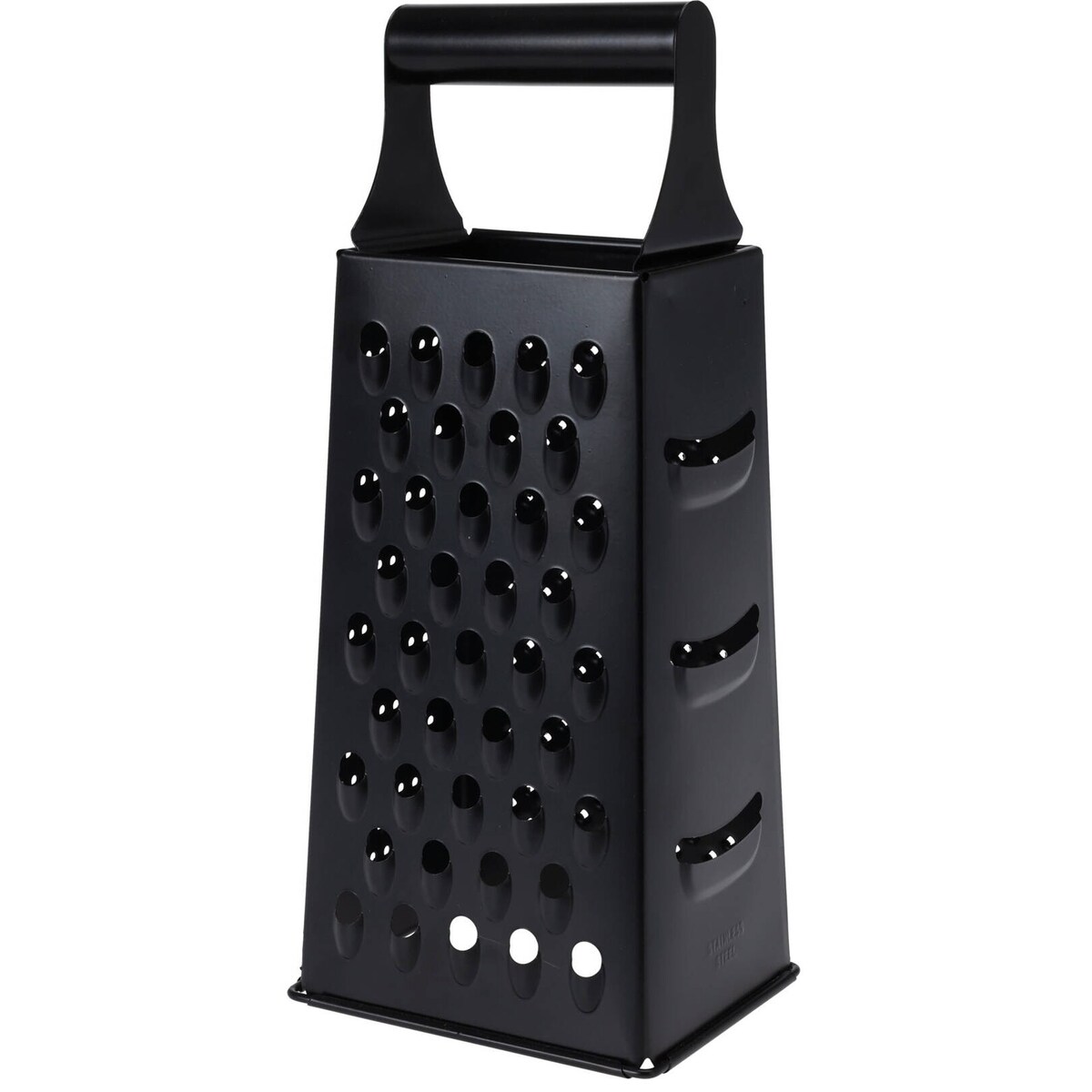 Tarka kuchenna ze stali nierdzewnej, czarna