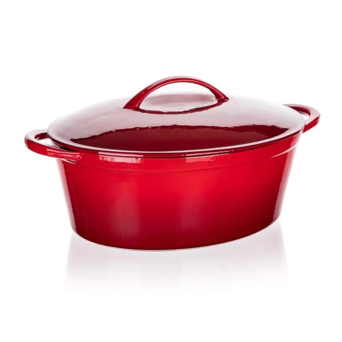 GARNEK duży ŻELIWNY PIEKARNIK kuchenny brytfanna INDUKCJA na prezent 6,7 L