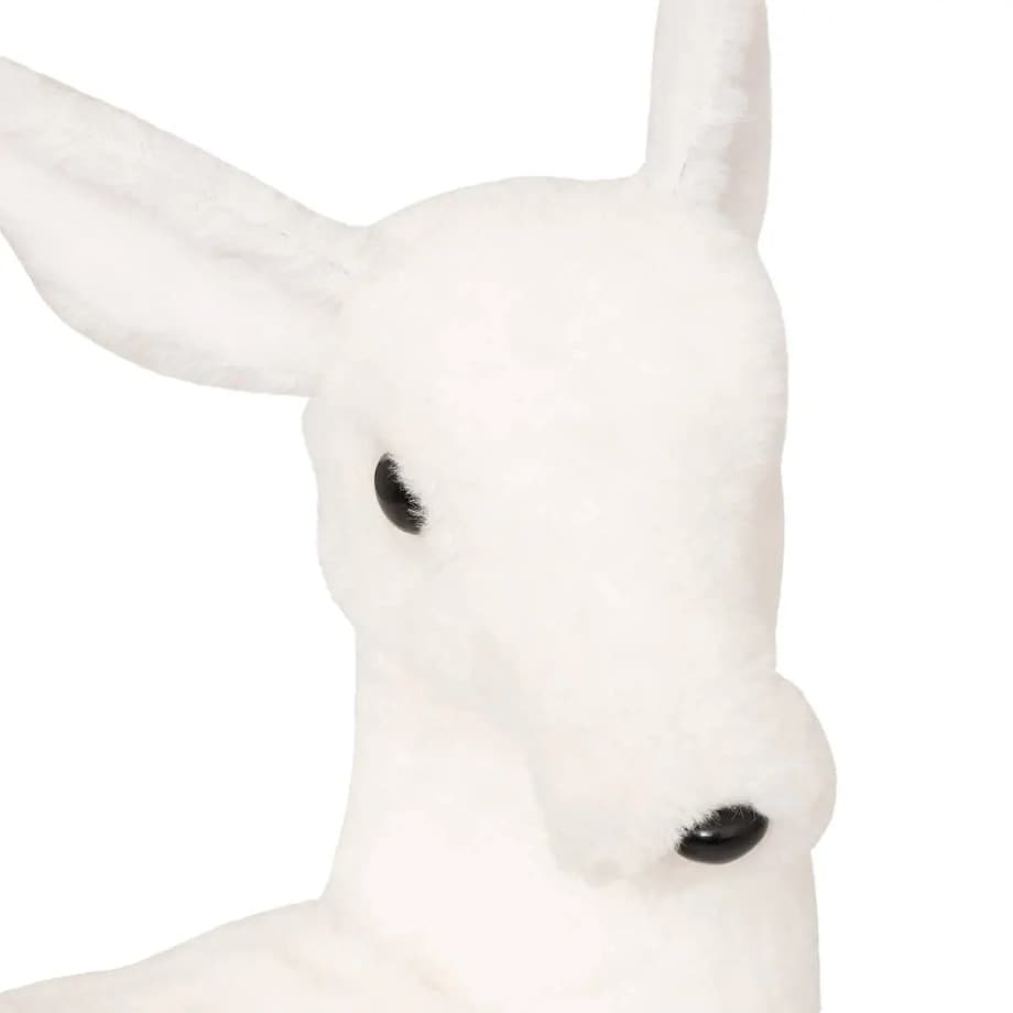 Duża figurka - sarenka biała z dzieckiem, 42 cm