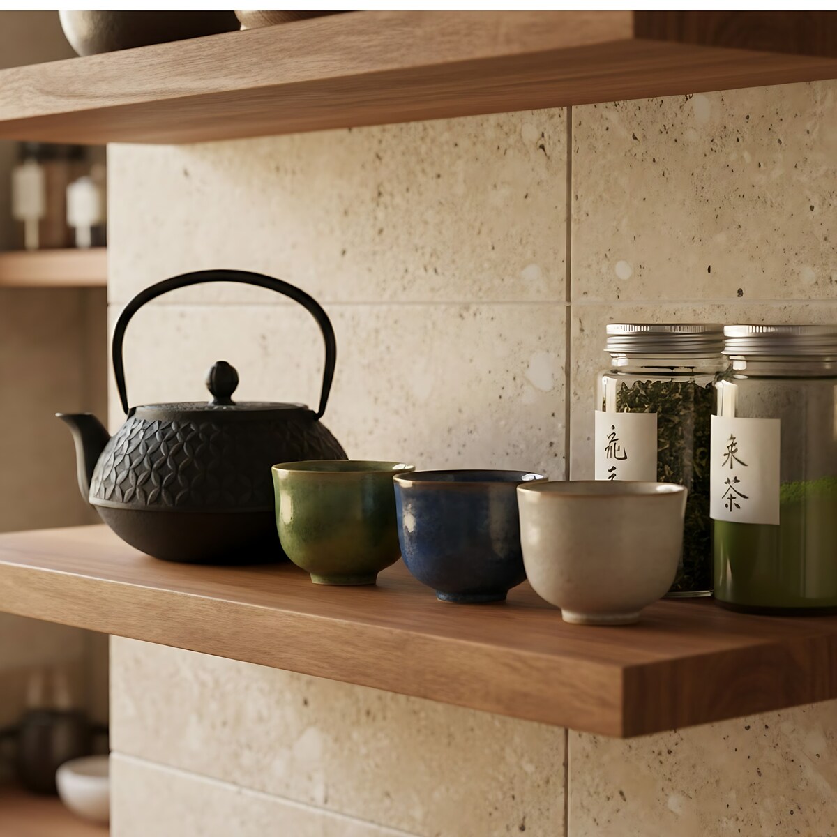 Czajnik żeliwny z zaparzaczem SABI, 1000 ml