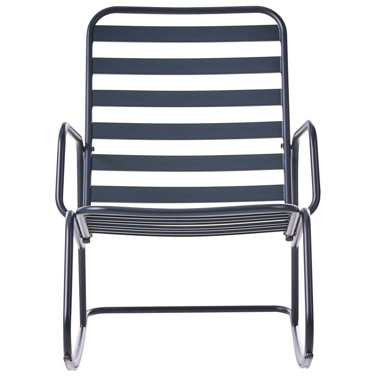 Fotel bujany ogrodowy TURI Metal Czarny