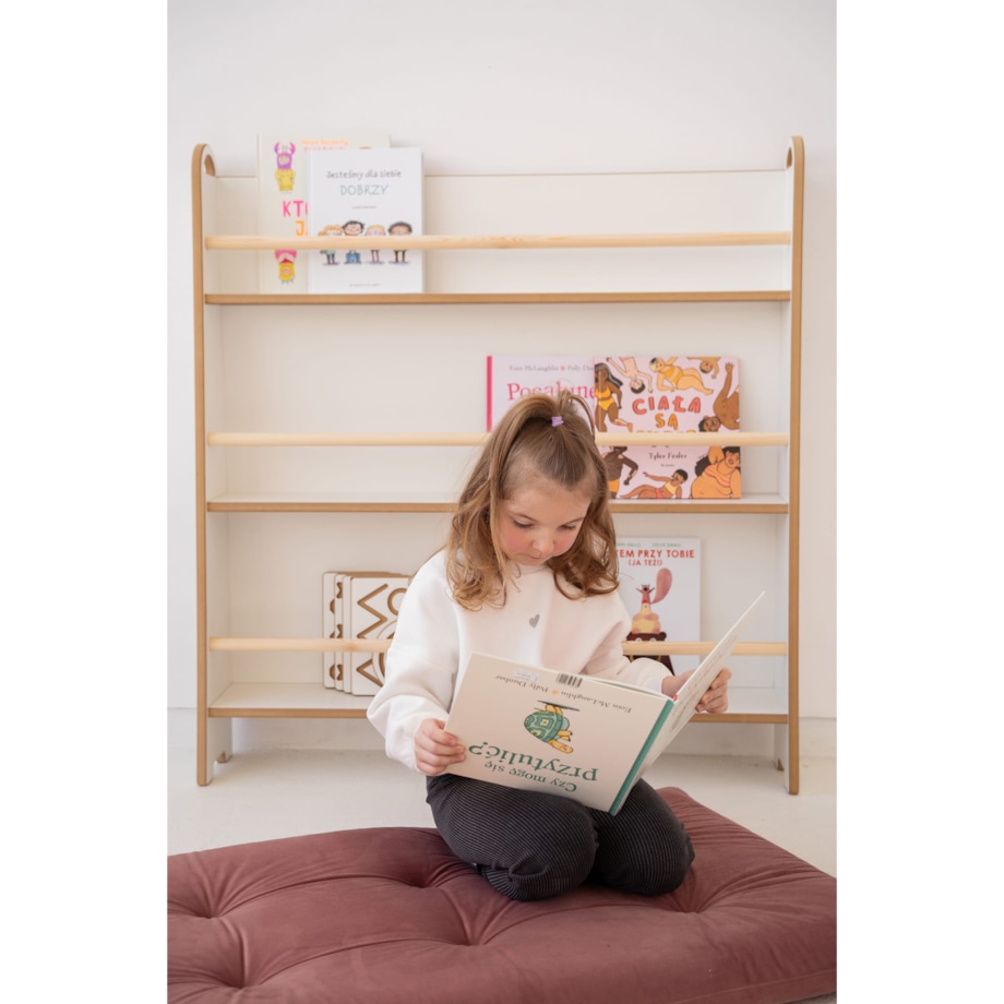 WIDE - wąska biblioteczka do ściany