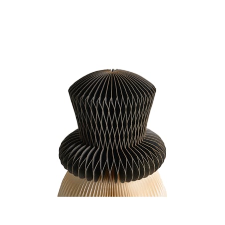 Zestaw 2 dekoracji świątecznych KLARALVEN Bałwan 90/124 cm Beżowy