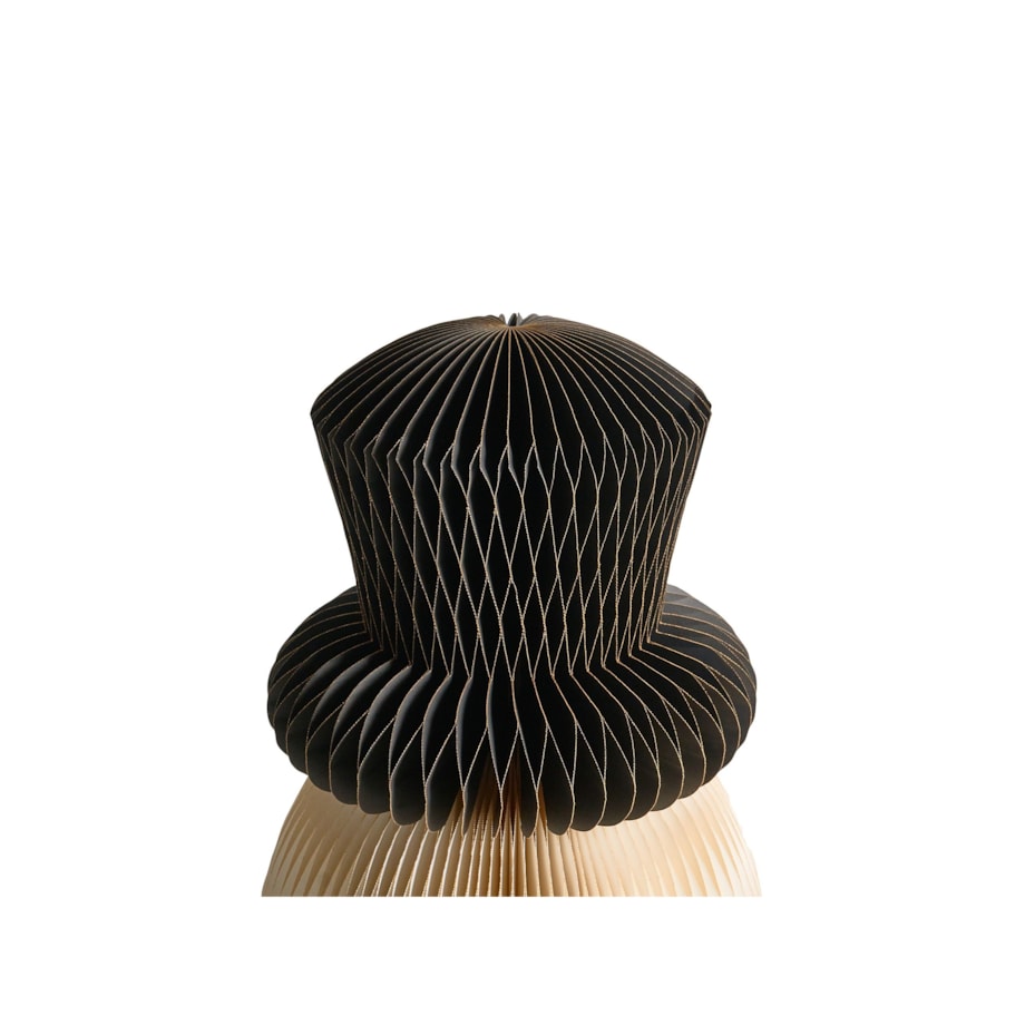 Zestaw 2 dekoracji świątecznych KLARALVEN Bałwan 90/124 cm Beżowy