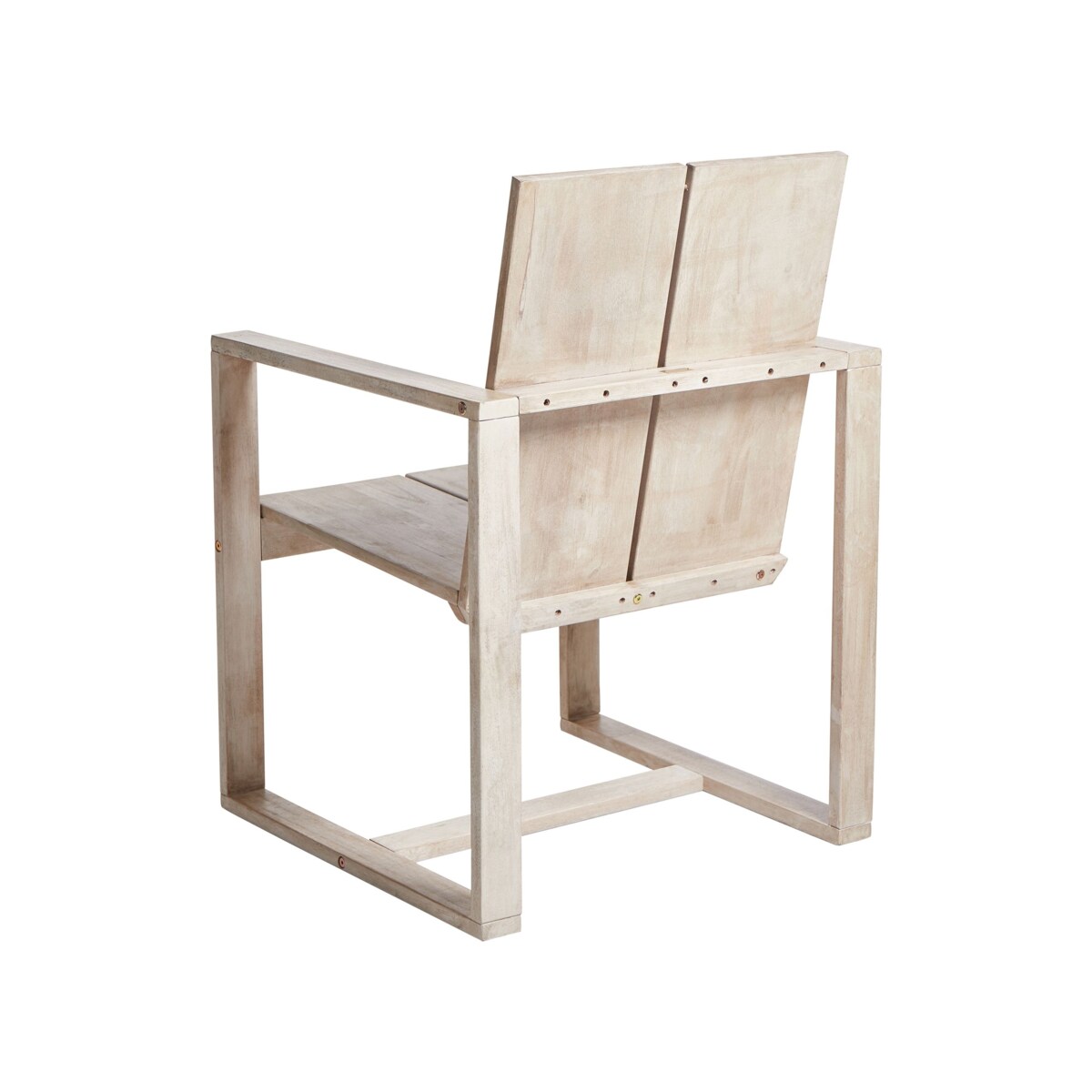 Stół ogrodowy z krzesłami AZZANELLO Drewno akacjowe Złamana biel