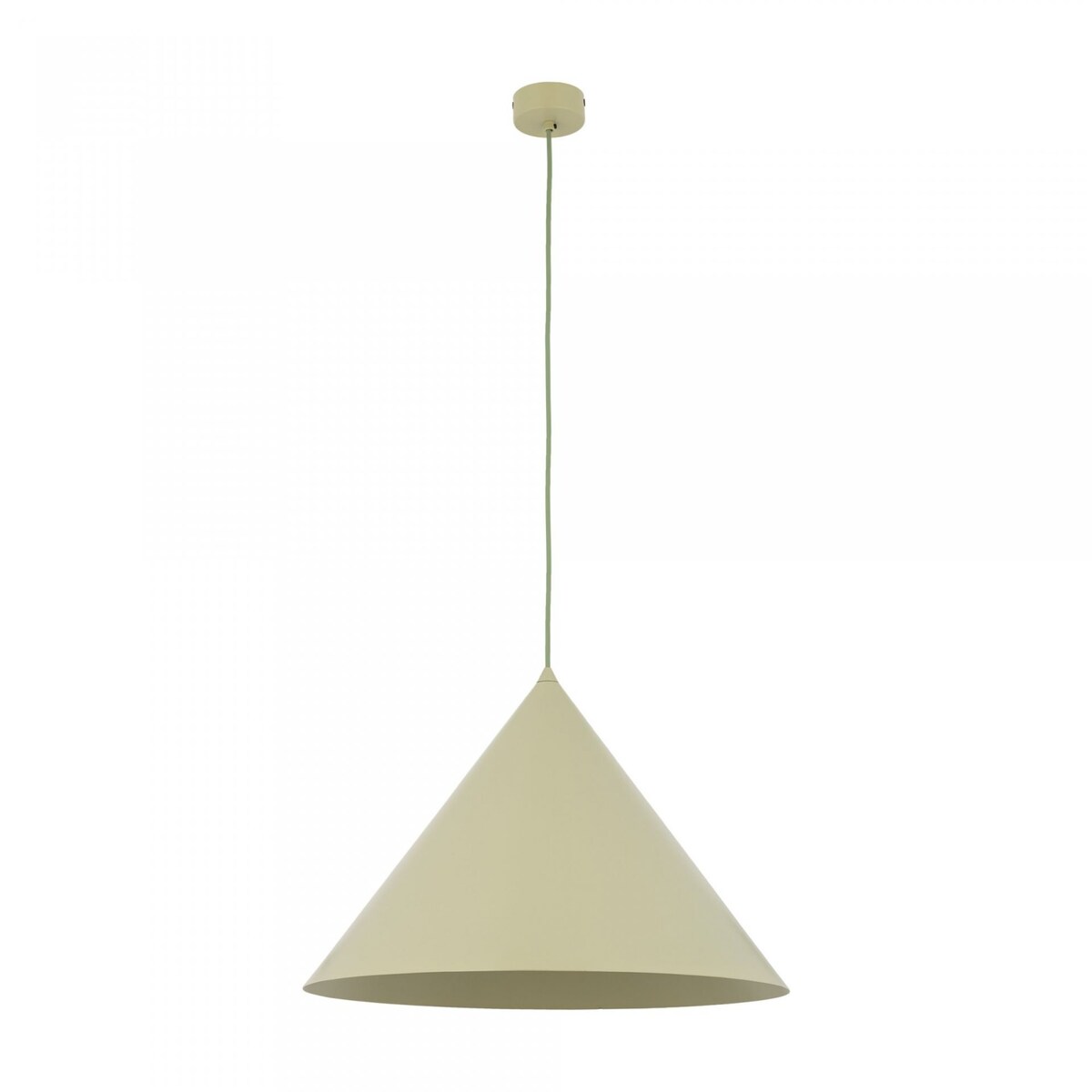 Lampa wisząca TK Lighting CONO XL PISTACIO pistacjowa 50 cm E27 loft nowoczesna do salonu i jadalni