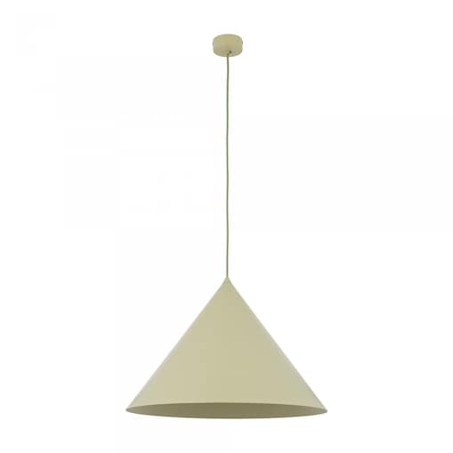 Lampa wisząca TK Lighting CONO XL PISTACIO pistacjowa 50 cm E27 loft nowoczesna do salonu i jadalni