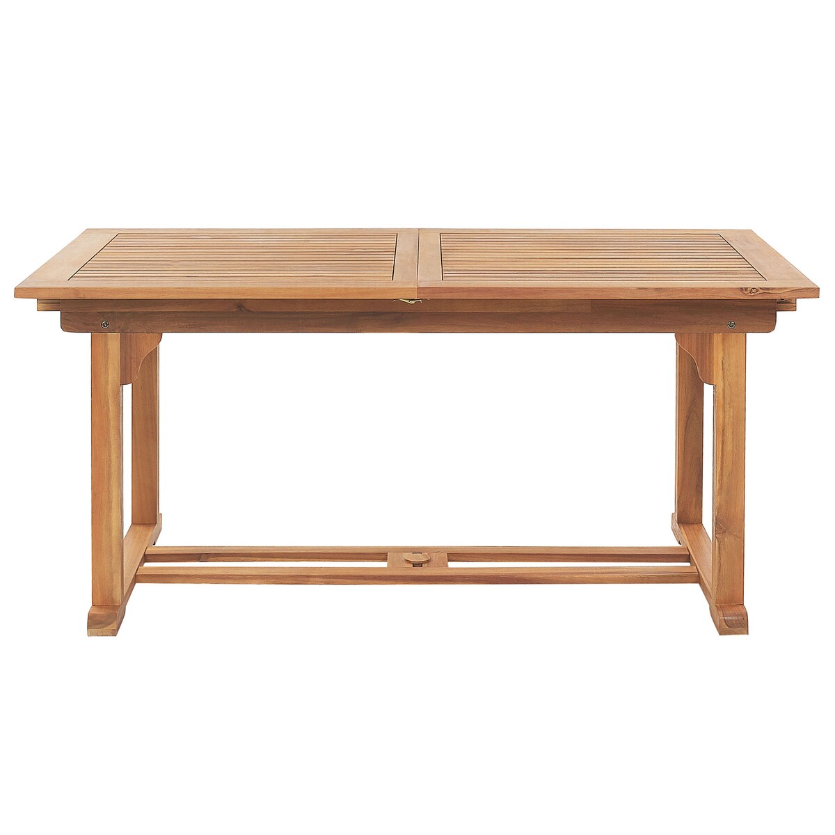 Stół ogrodowy rozkładany JAVA 160/220 cm 90 cm Drewno akacjowe Jasnobrązowy
