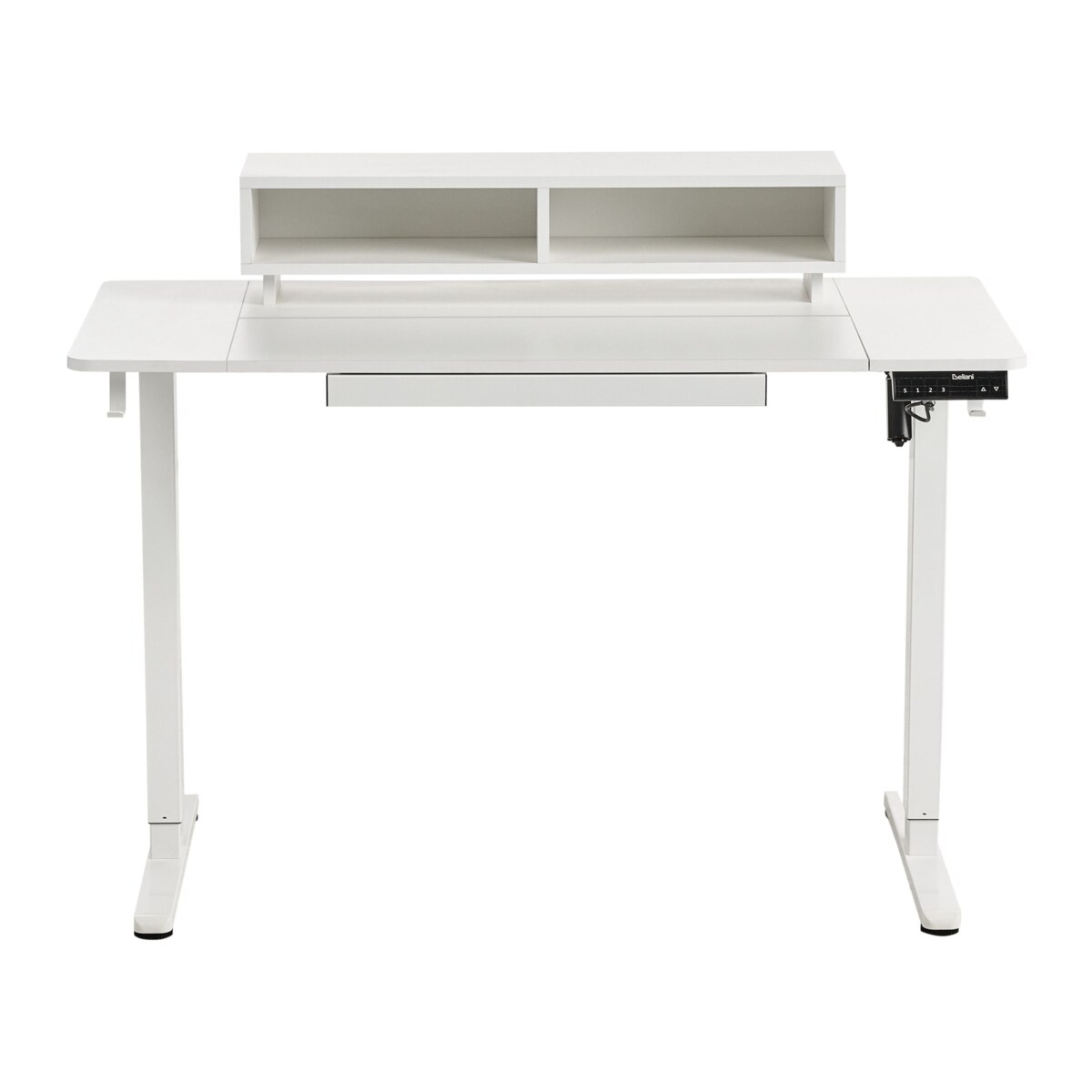 Biurko regulowane elektrycznie LUCAMA Biały 120 cm 60 cm Z portem USB