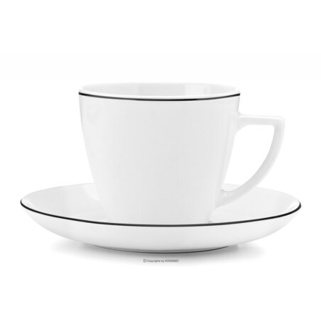 Komplet filiżanek 6os. (12el.) BOSS CZARNY RANT