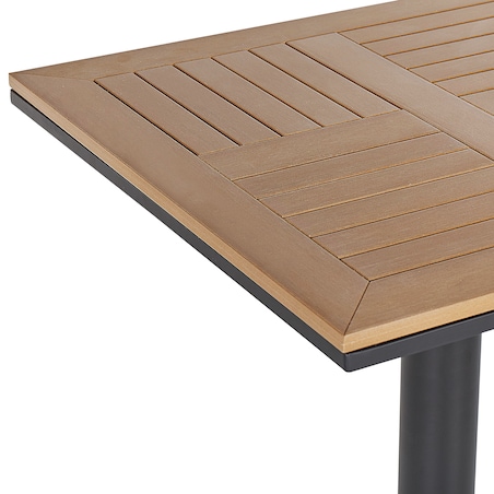 Stolik bistro PALMI 60 cm 60 cm Imitacja drewna Brązowy