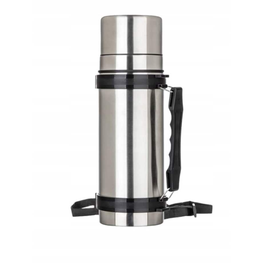 TERMOS PODRÓŻNY NA NAPOJE 1L z kubkiem turystyczny na wycieczkę piknik