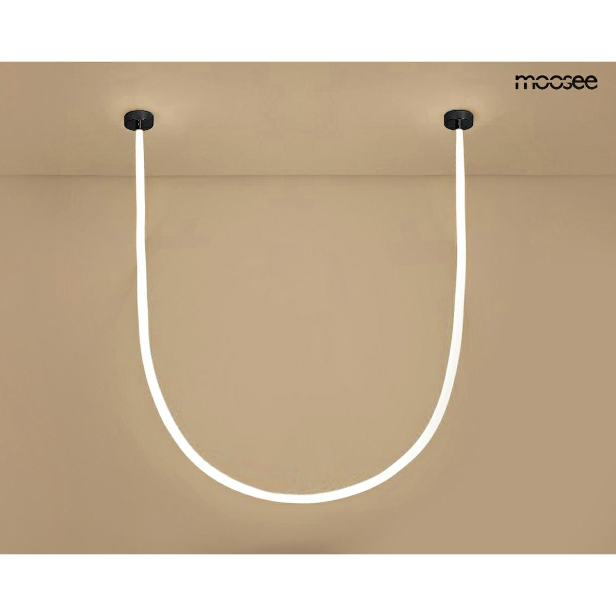 MOOSEE lampa wisząca LASSO 800 Smart czarna