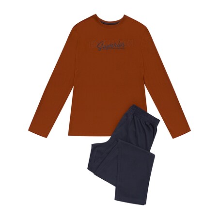 Piżama Jupiter 41910-28X Miedziany Miedziany, L