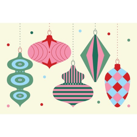 Poduszka świąteczna - Bombki 40x60 cm