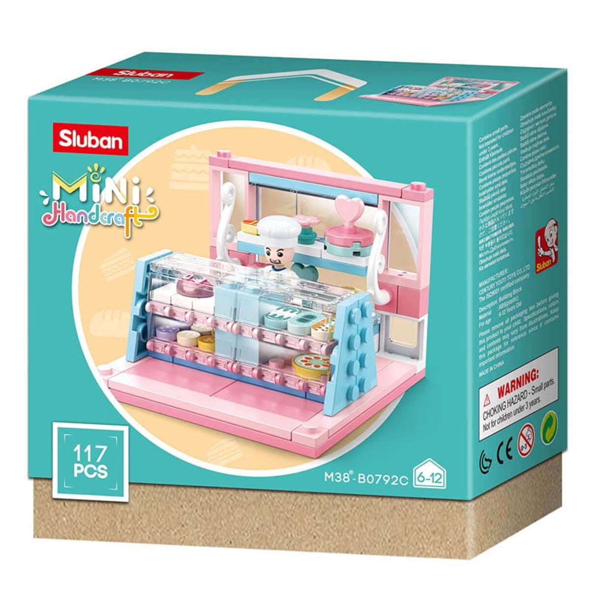 CUKIERNIA - mini pokoik klocki - Sluban - 117 elementów