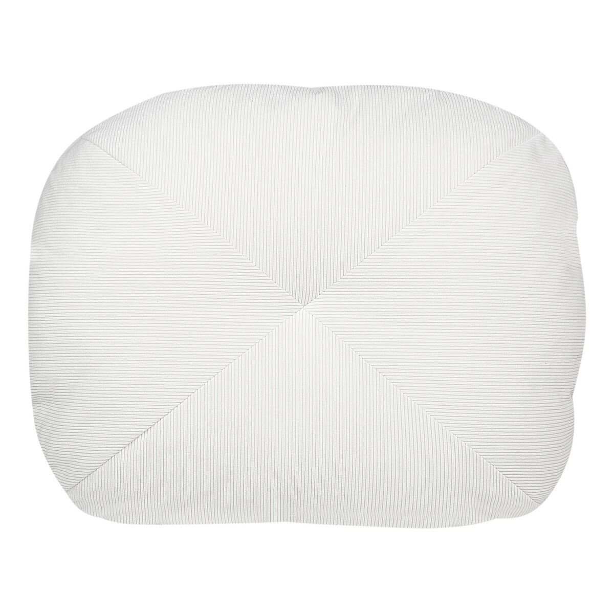 Sofa rozkładana jednoosobowa sztruksowa biała OLDEN