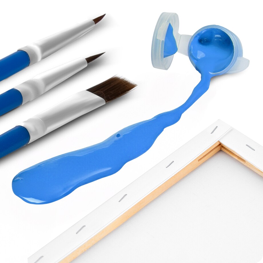 Malowanie po numerach obraz z ramą 40x50 Góry Massido