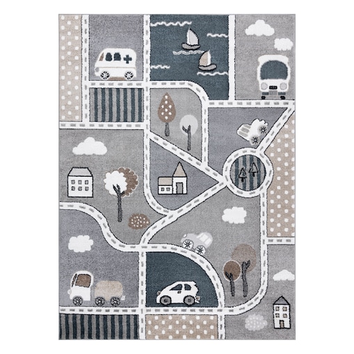 Dywan FUN Strade dla dzieci, ulica, miasto 120x170 cm