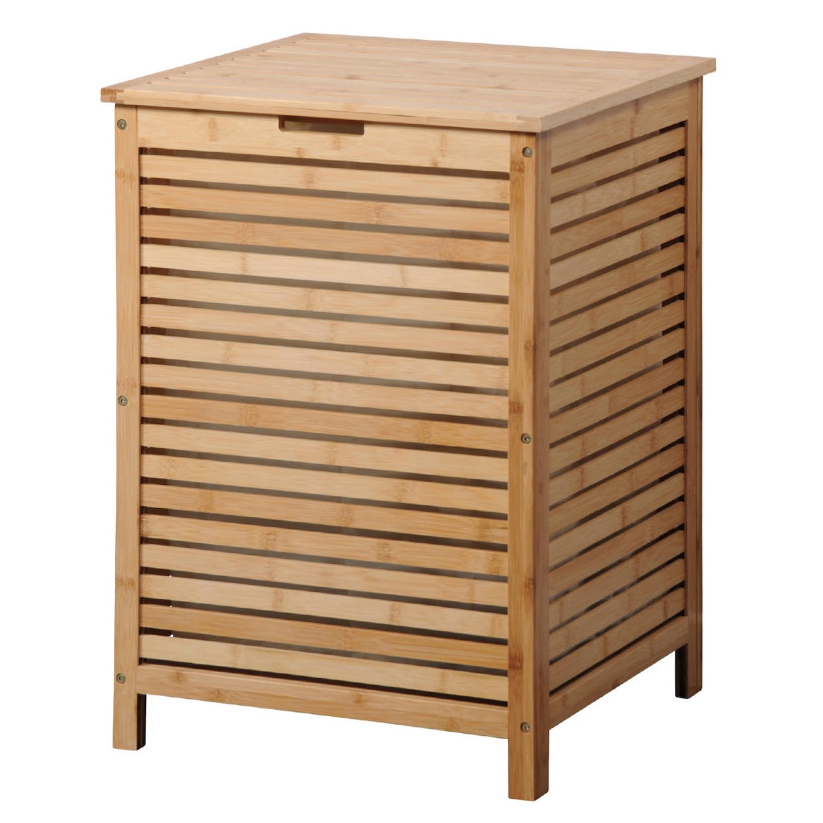 Kosz na pranie, bambus, 45 x 45 cm, Kesper